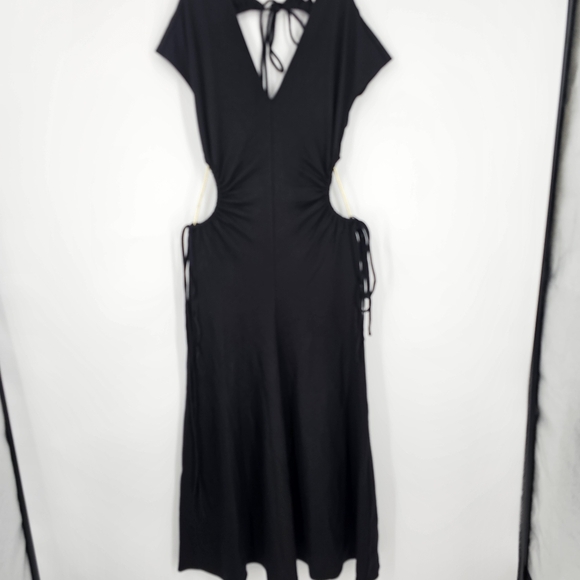 A.L.C. Black Midi Dress - Picture 2 of 9